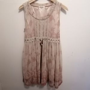 Floral Mini Dress Axes Femme